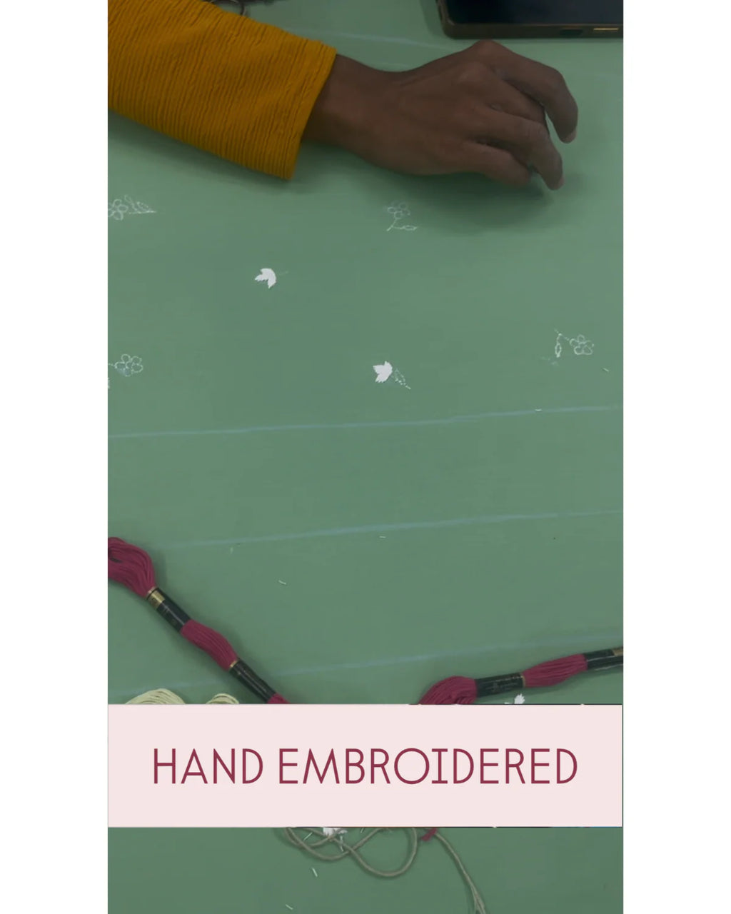 Isshana Hand-Embroidered Short Dress