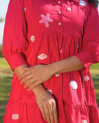 Vaanya Hand-Embroidered Short Dress