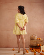 Daisey Hand-Embroidered Floral Short Dress