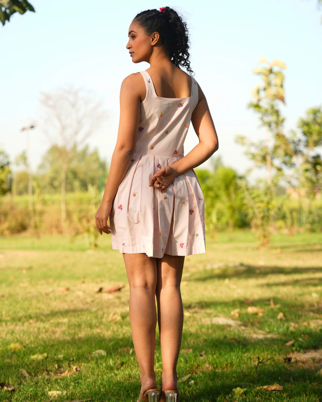 Rria Hand-Embroidered Jumpsuit