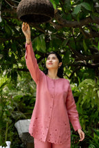 Velvet Rose Linen Co-ord Set