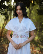 Eknoor Hand-Embroidered Midi Dress