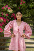 Revaa Hand-Embroidered Short Dress