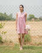 Anaya Hand-Embroidered Short Dress