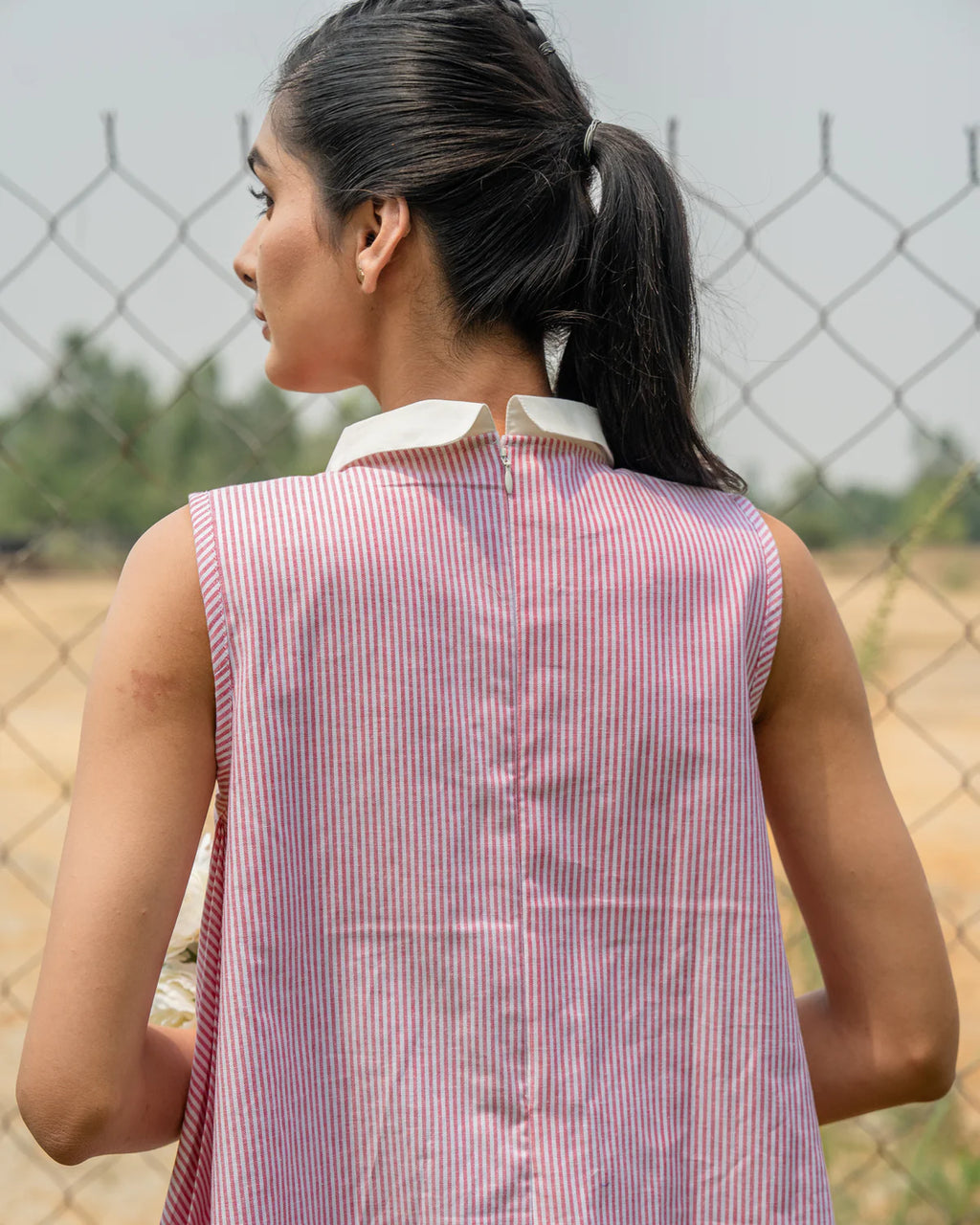 Anaya Hand-Embroidered Short Dress