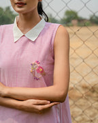 Anaya Hand-Embroidered Short Dress