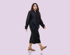 Black 3/4th ankle linen pants