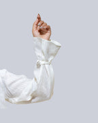 Ivory whisper linen shirt