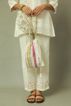 Linen Multi-Stripe Tunic Coord Set