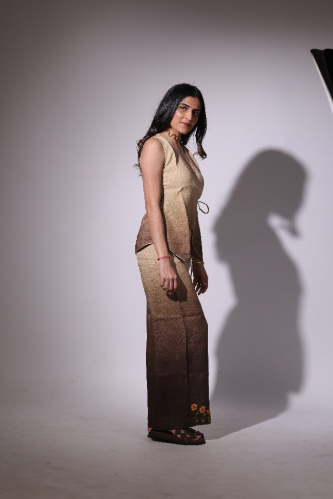 Brown ombré co ord