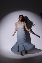Blue ombré gown