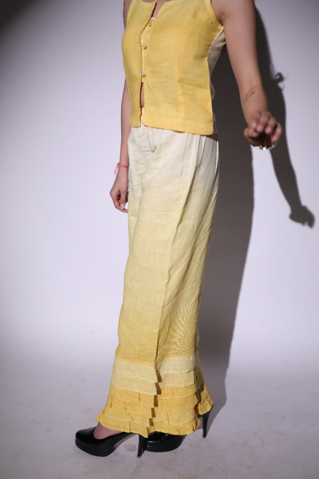 Yellow Ombré Co ord