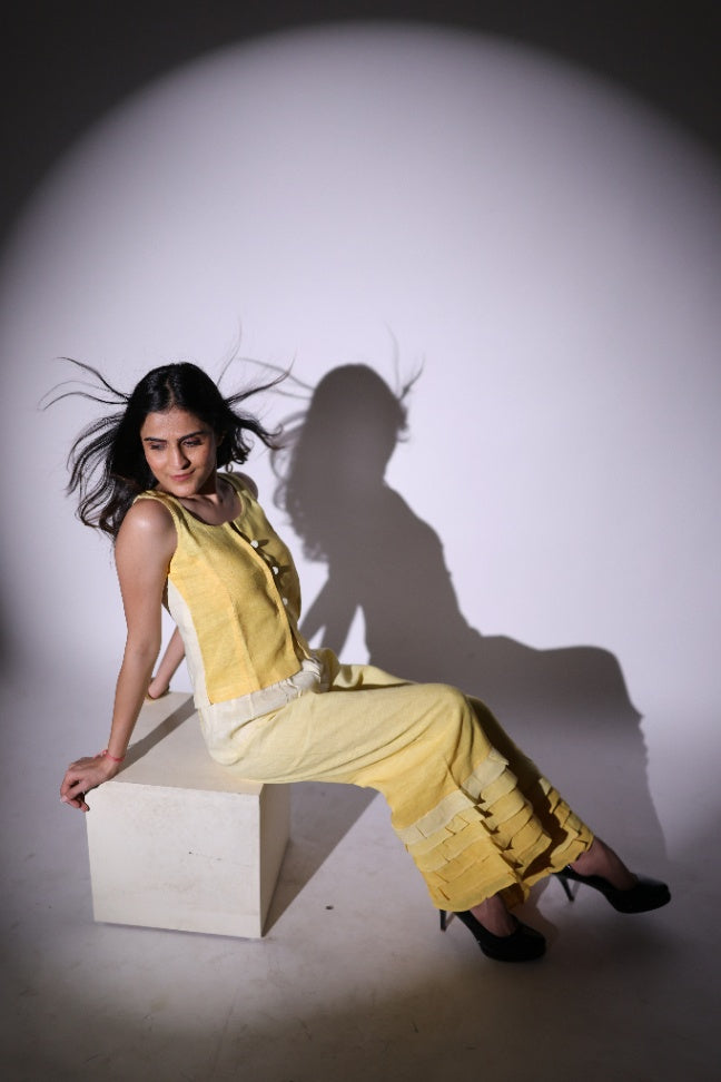 Yellow Ombré Co ord